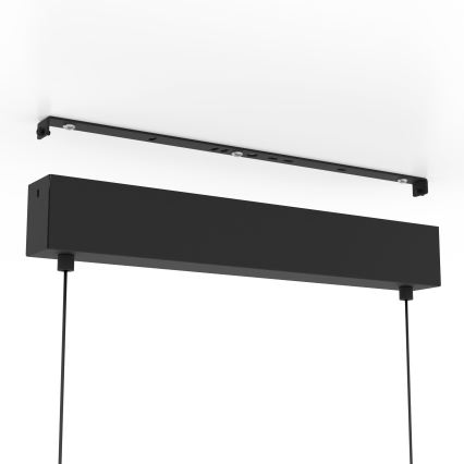 Eglo - LED Zatemnitveni lestenec na vrvici 2xLED/12,5W/230V + LED/15,5W 3000K črna