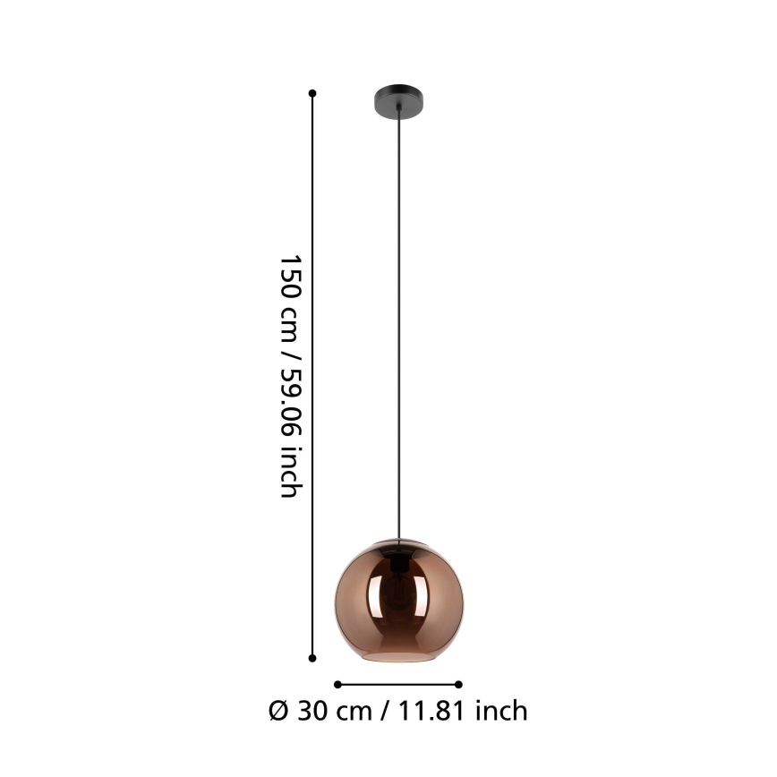 Eglo - Lestenec na vrvici 1xE27/40W/230V baker