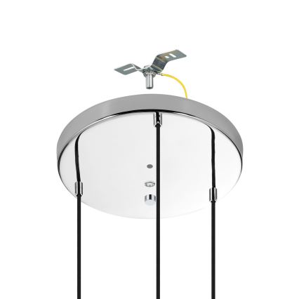 Eglo - Lestenec na vrvici 3xE27/40W/230V sijajni krom