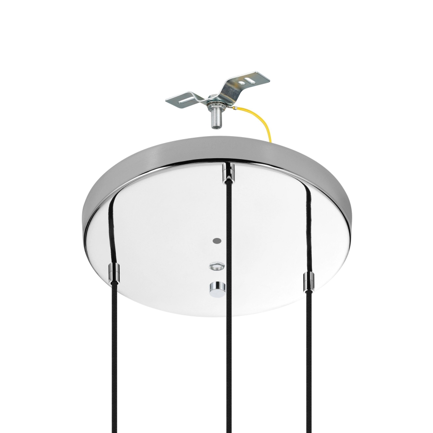 Eglo - Lestenec na vrvici 3xE27/40W/230V sijajni krom