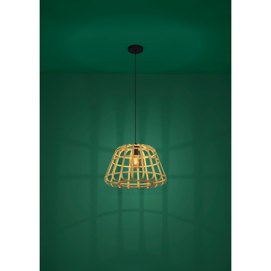 Eglo - Lestenec na vrvici 1xE27/40W/230V pr. 50 cm bambus