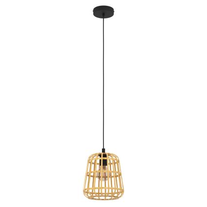 Eglo - Lestenec na vrvici 1xE27/40W/230V pr. 24 cm bambus