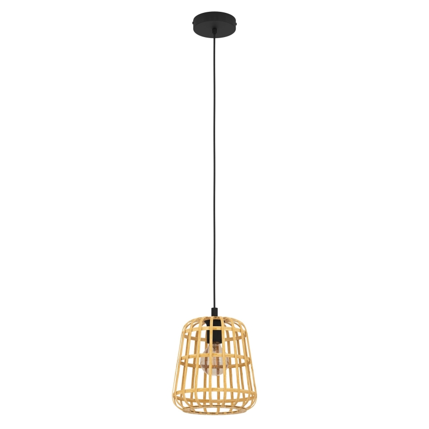 Eglo - Lestenec na vrvici 1xE27/40W/230V pr. 24 cm bambus