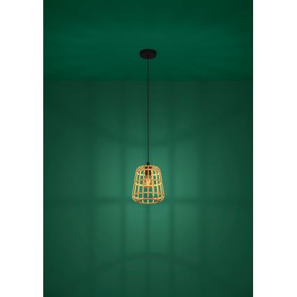 Eglo - Lestenec na vrvici 1xE27/40W/230V pr. 24 cm bambus