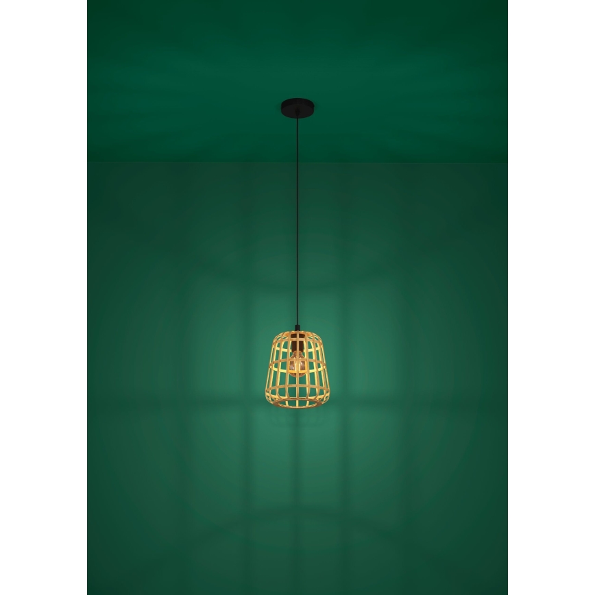 Eglo - Lestenec na vrvici 1xE27/40W/230V pr. 24 cm bambus