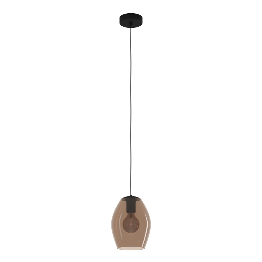 Eglo - Lestenec na vrvici 1xE27/40W/230V rjava