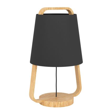 Eglo - Namizna svetilka 1xE27/40W/230V črna