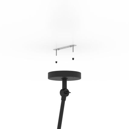 Eglo - Lestenec na drogu 1xE27/40W/230V rjava