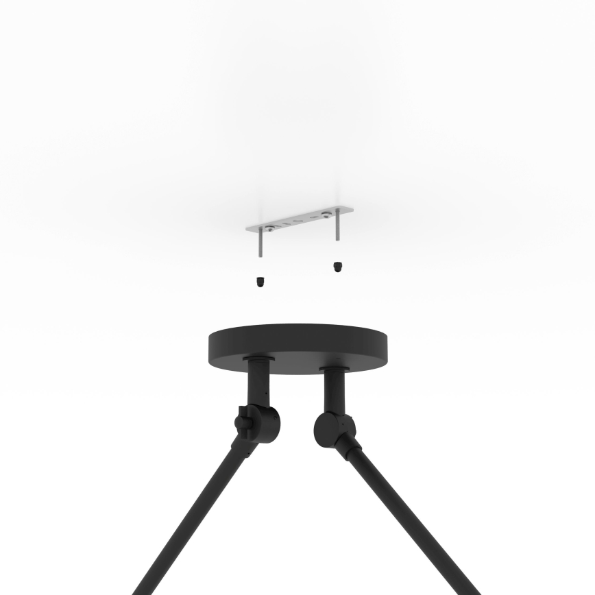 Eglo - Lestenec na drogu 2xE27/40W/230V rjava