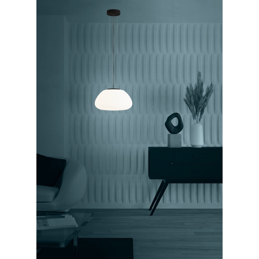 Eglo - Lestenec na vrvici 1xE27/40W/230V črna
