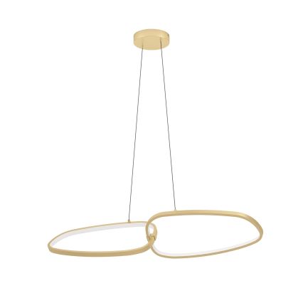 Eglo - LED Zatemnitveni lestenec na vrvici LED/37,5W/230V 3000K zlata
