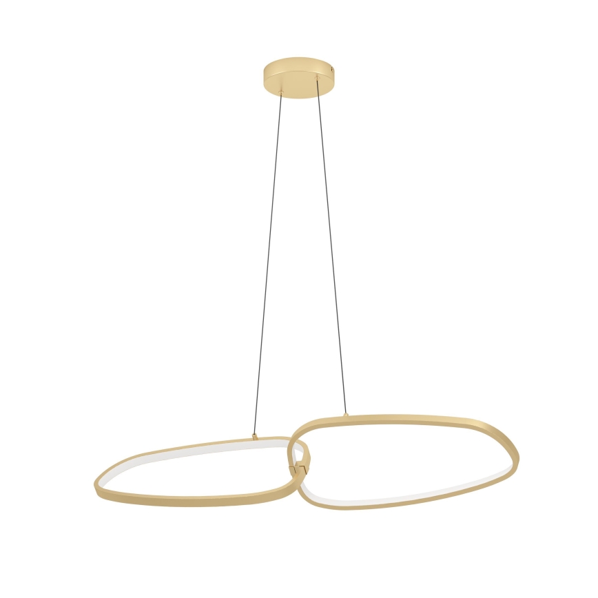 Eglo - LED Zatemnitveni lestenec na vrvici LED/37,5W/230V 3000K zlata