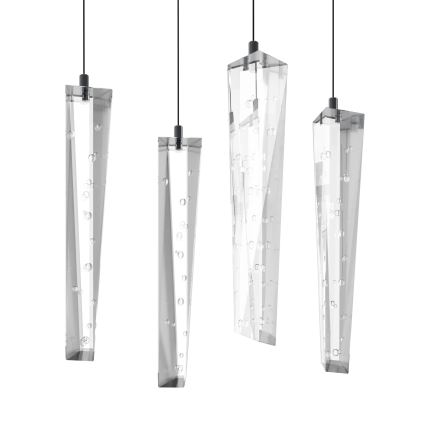 Eglo - LED Zatemnitveni lestenec na vrvici 6xLED/4,2W/230V 3000K prozorna