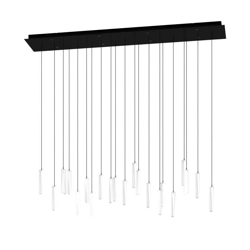 Eglo - LED Zatemnitveni lestenec na vrvici 8xLED/4,2W/230V 3000K prozorna