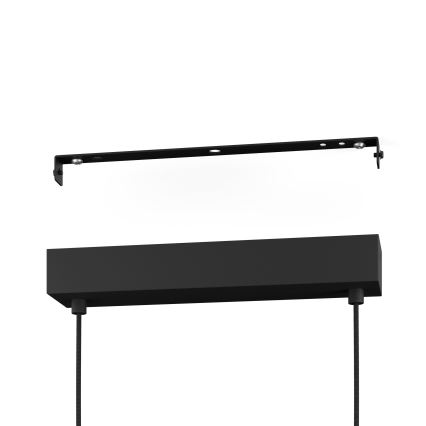 Eglo - LED Zatemnitveni lestenec na vrvici LED/28,8W/230V 3000K črna/rjava