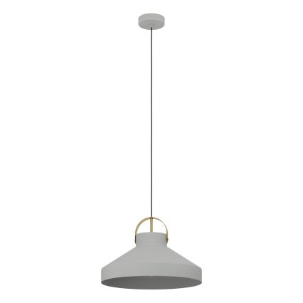 Eglo - Lestenec na vrvici 1xE27/40W/230V siva