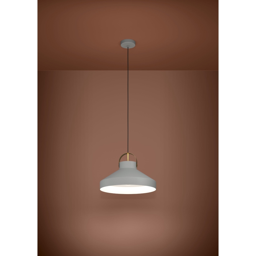 Eglo - Lestenec na vrvici 1xE27/40W/230V siva