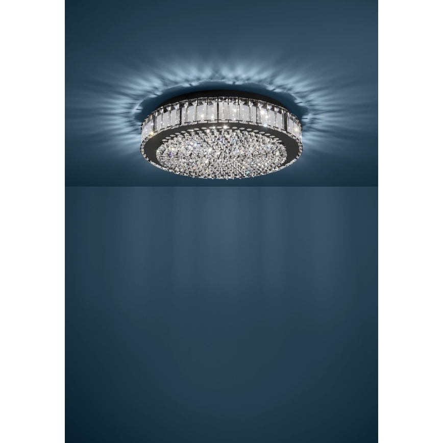 Eglo - LED Zatemnitvena stropna svetilka LED/23,5W/230V 4000K črna