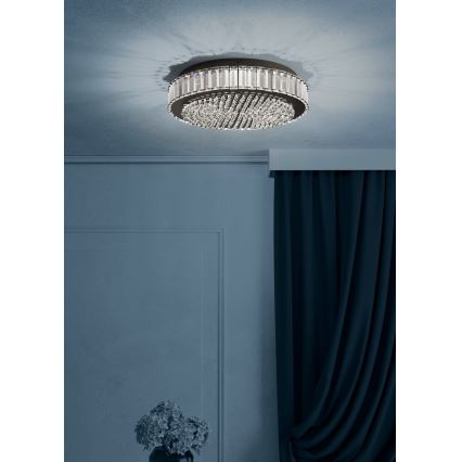 Eglo - LED Zatemnitvena stropna svetilka LED/23,5W/230V 4000K črna