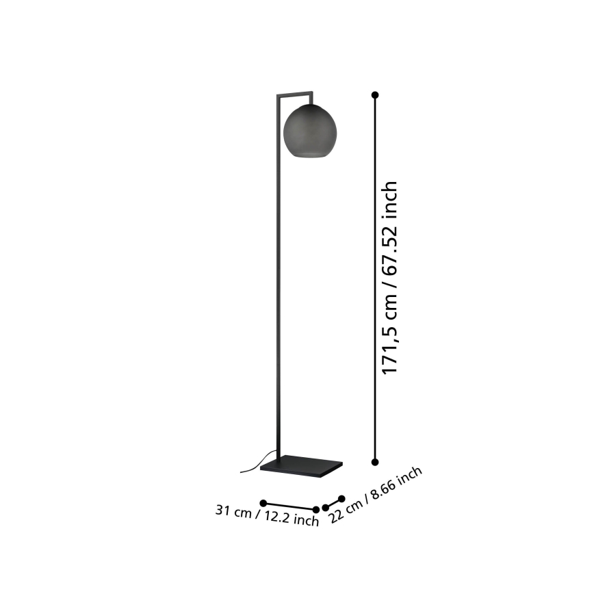 Eglo - Talna svetilka 1xE27/40W/230V dimna
