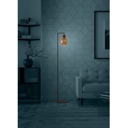 Eglo - Talna svetilka 1xE27/40W/230V rjava