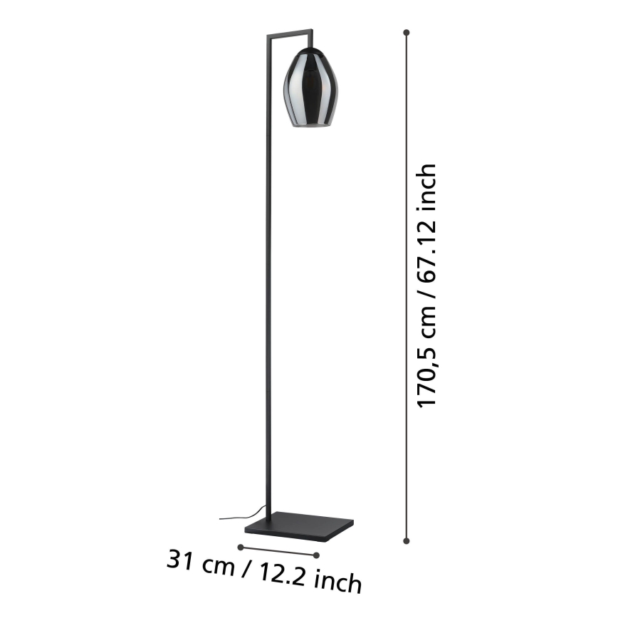 Eglo - Talna svetilka 1xE27/40W/230V dimna