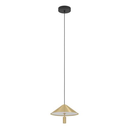 Eglo - LED Lestenec na vrvici LED/12W/230V 3000K zlata