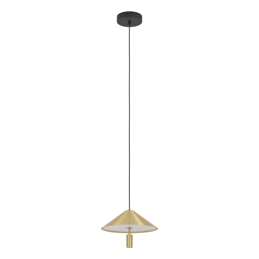 Eglo - LED Lestenec na vrvici LED/12W/230V 3000K zlata