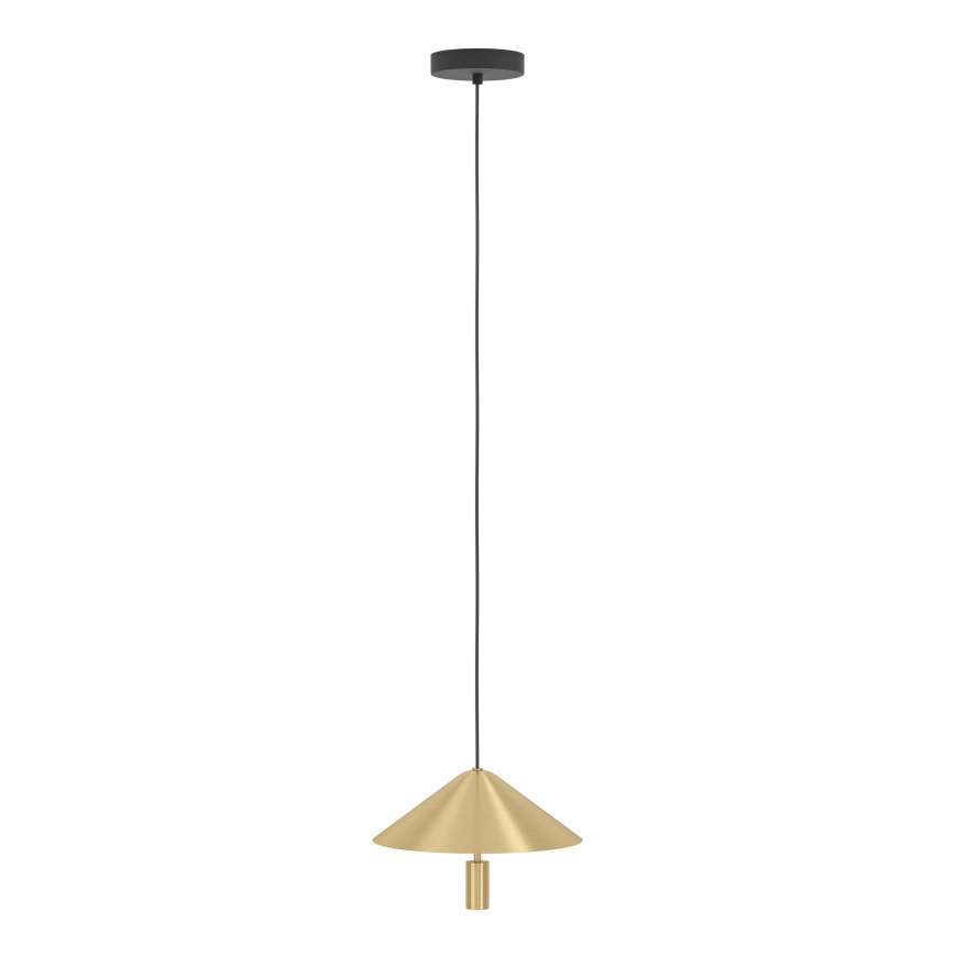 Eglo - LED Lestenec na vrvici LED/12W/230V 3000K zlata