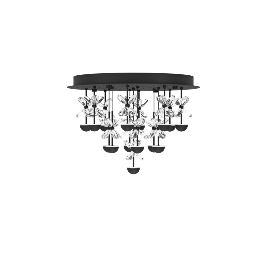 Eglo - LED Zatemnitvena stropna svetilka LED/27W/230V 3000K črna