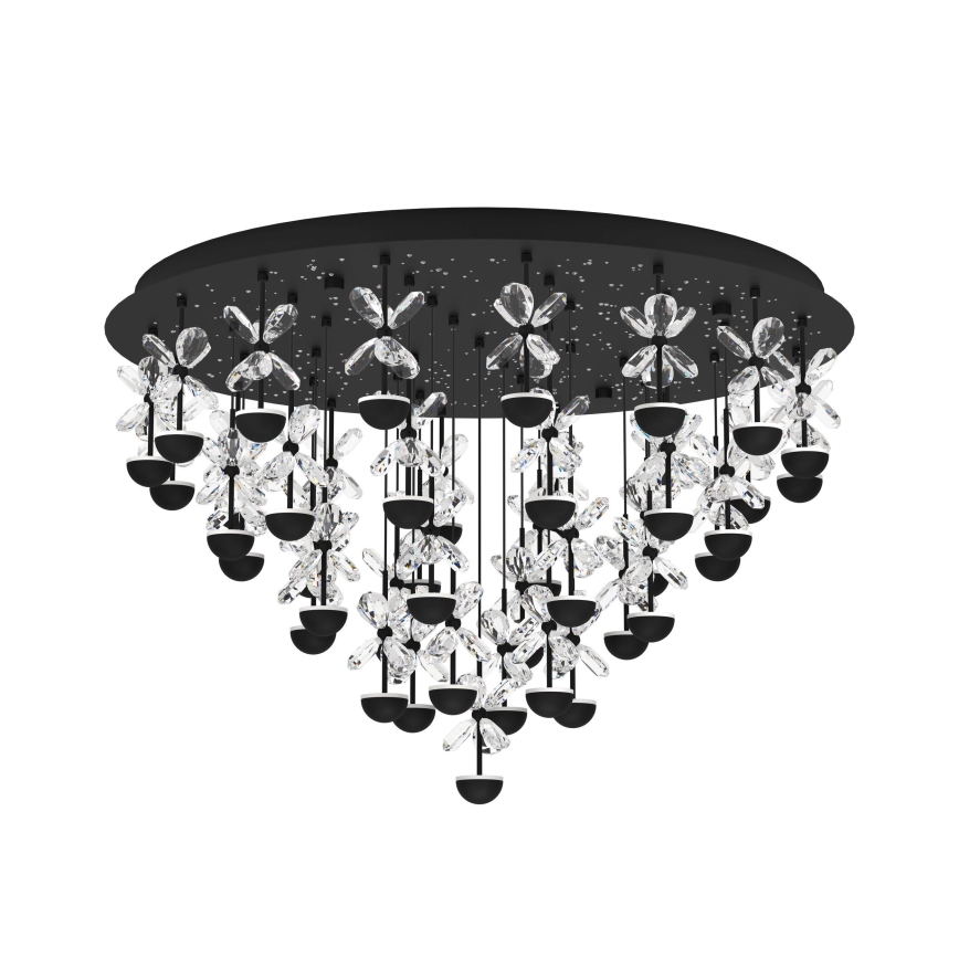 Eglo - LED Zatemnitvena stropna svetilka LED/77,4W/230V 3000K črna