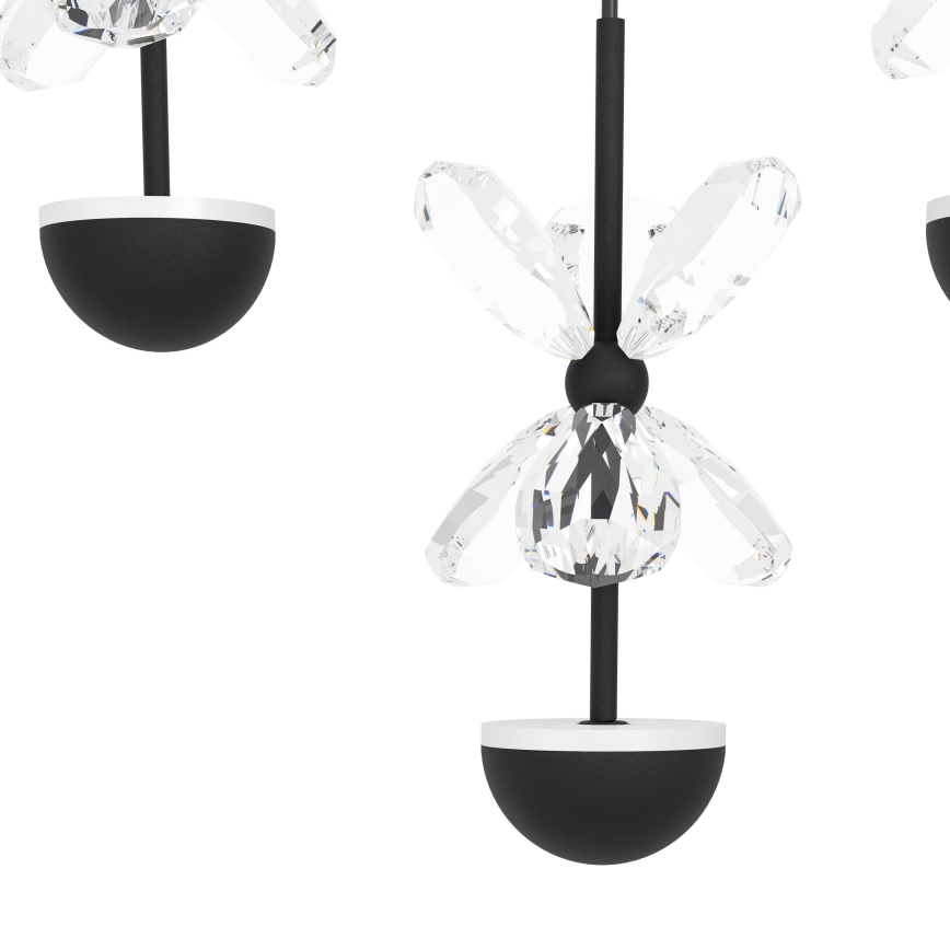 Eglo - LED Zatemnitvena stropna svetilka LED/77,4W/230V 3000K črna
