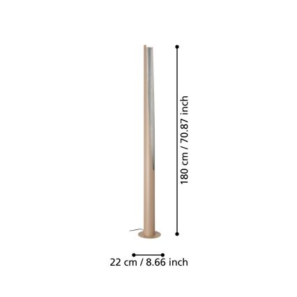 Eglo - LED Talna svetilka 1xGU10/5,7W/230V bež