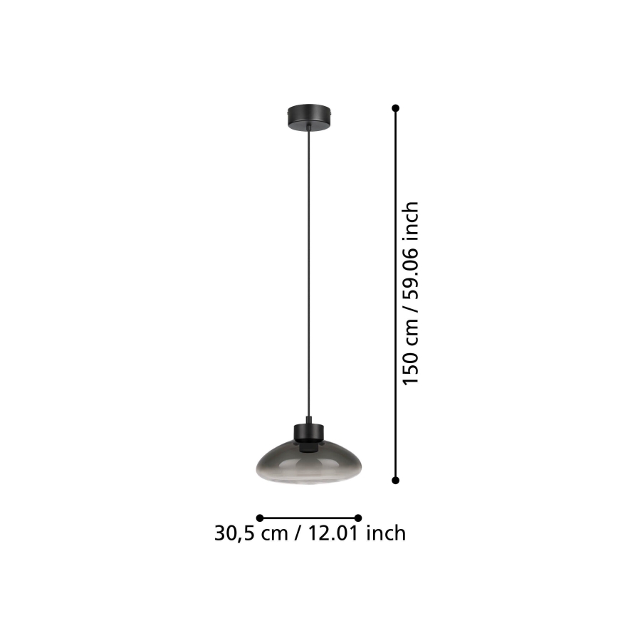 Eglo - LED Zatemnitveni lestenec na vrvici LED/5,4W/230V 2700K dimna