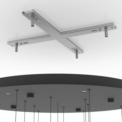 Eglo - LED Zatemnitveni lestenec na vrvici 6xLED/4,2W/230V 3000K prozorna