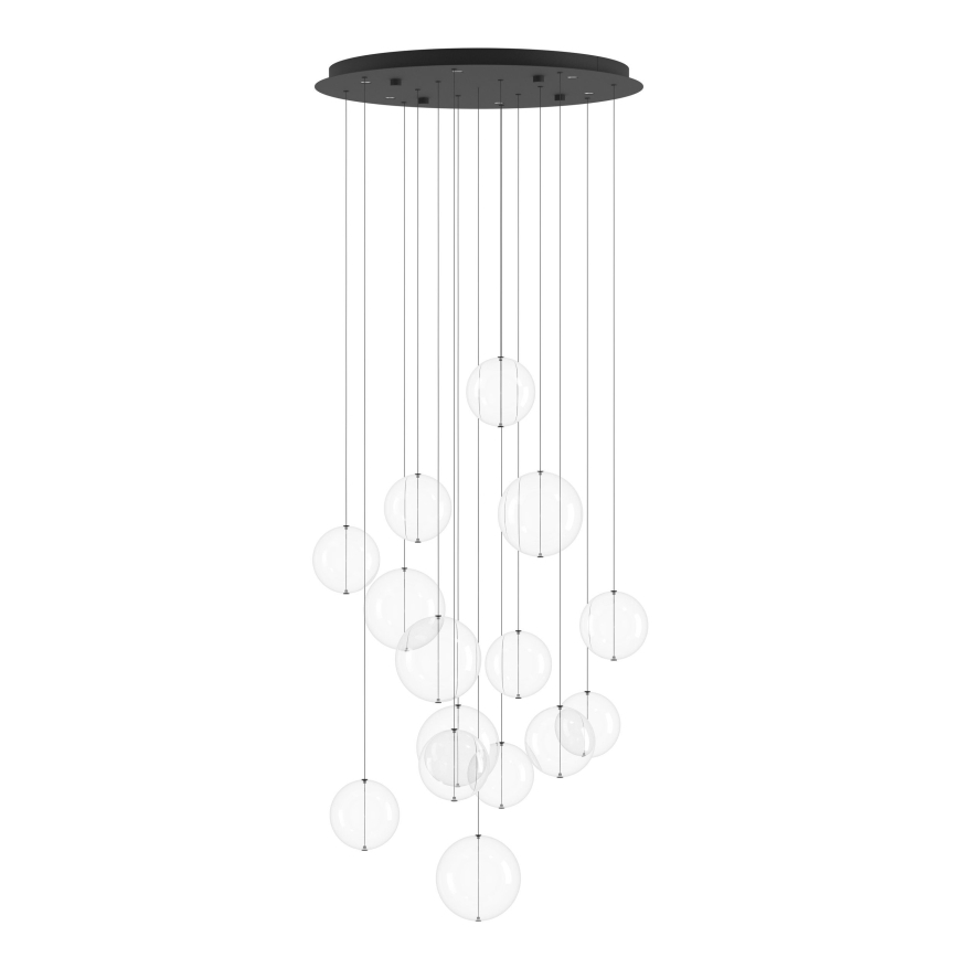 Eglo - LED Zatemnitveni lestenec na vrvici 6xLED/4,2W/230V 3000K prozorna