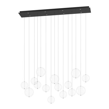 Eglo - LED Zatemnitveni lestenec na vrvici 8xLED/4,2W/230V 3000K prozorna