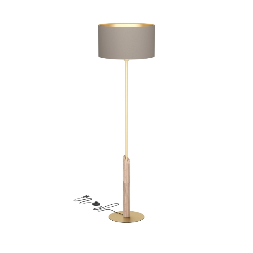 Eglo - Talna svetilka 1xE27/40W/230V rjava/zlata
