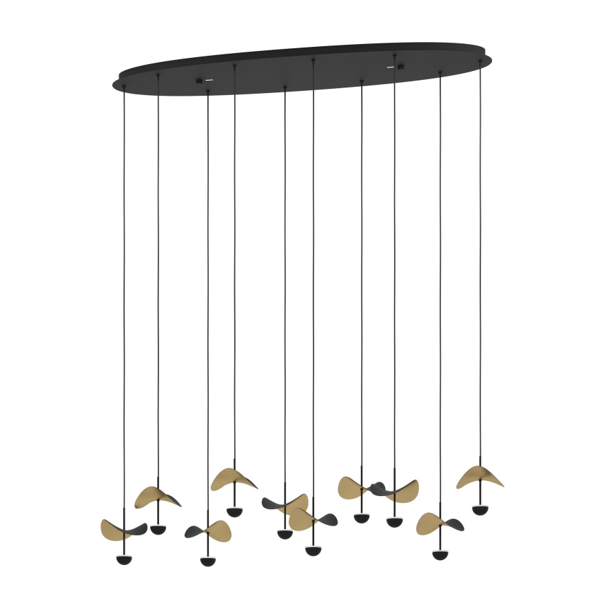 Eglo - LED Zatemnitveni lestenec na vrvici 10xLED/2,3W/230V 3000K