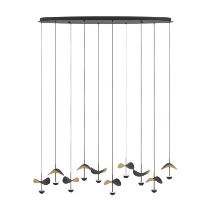 Eglo - LED Zatemnitveni lestenec na vrvici 10xLED/2,3W/230V 3000K