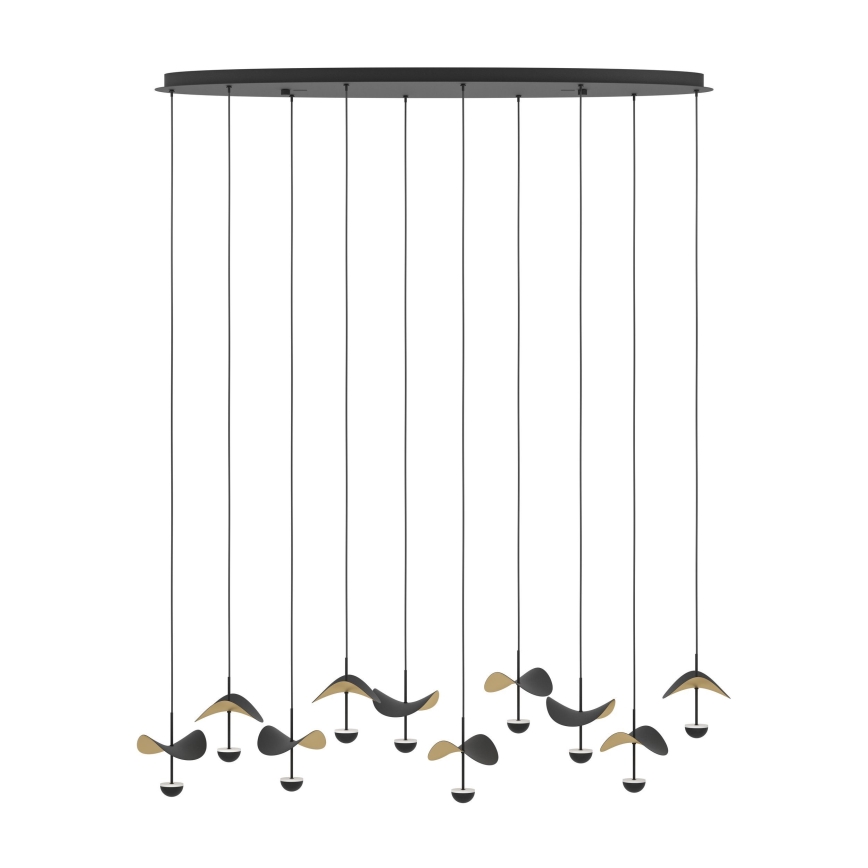 Eglo - LED Zatemnitveni lestenec na vrvici 10xLED/2,3W/230V 3000K