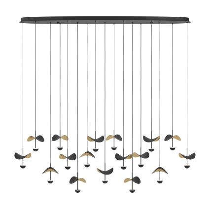 Eglo - LED Zatemnitveni lestenec na vrvici 17xLED/2,3W/230V 3000K