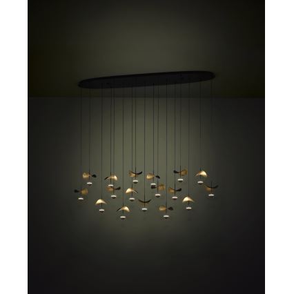 Eglo - LED Zatemnitveni lestenec na vrvici 17xLED/2,3W/230V 3000K