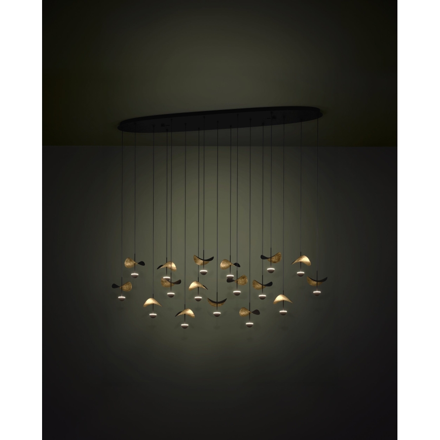 Eglo - LED Zatemnitveni lestenec na vrvici 17xLED/2,3W/230V 3000K