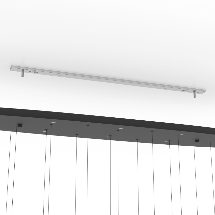 Eglo - LED Zatemnitveni lestenec na vrvici 8xLED/4,2W/230V 3000K prozorna