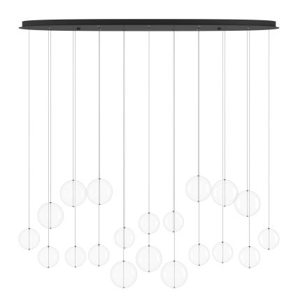 Eglo - LED Zatemnitveni lestenec na vrvici 8xLED/4,2W/230V 3000K prozorna