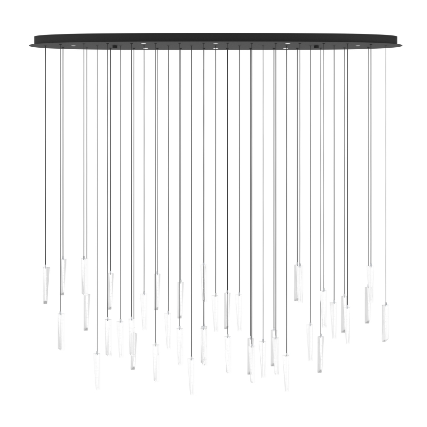 Eglo - LED Zatemnitveni lestenec na vrvici 8xLED/4,2W/230V 3000K prozorna