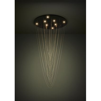 Eglo - LED Zatemnitvena stropna svetilka 8xLED/4,2W/230V 3000K