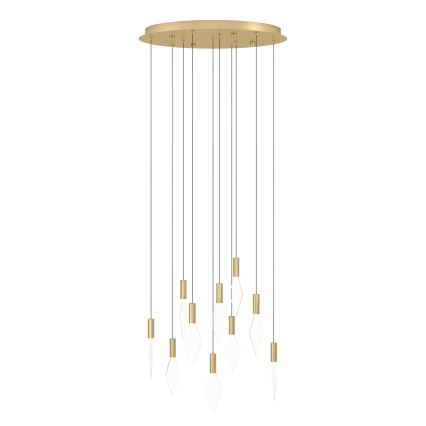 Eglo - LED Zatemnitveni lestenec na vrvici 10xLED/3W/230V 3000K pr. 58 cm zlata
