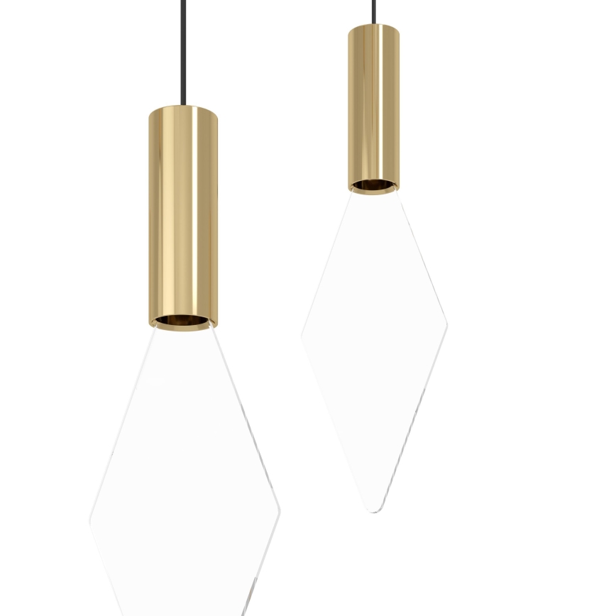 Eglo - LED Zatemnitveni lestenec na vrvici 14xLED/3,3W/230V 3000K zlata